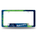 Timberwolves - Tie Dye Design - All Over Chrome Frame (Bottom Oriented)