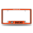 Anaheim Ducks Alternate Design All Over Chrome Frame