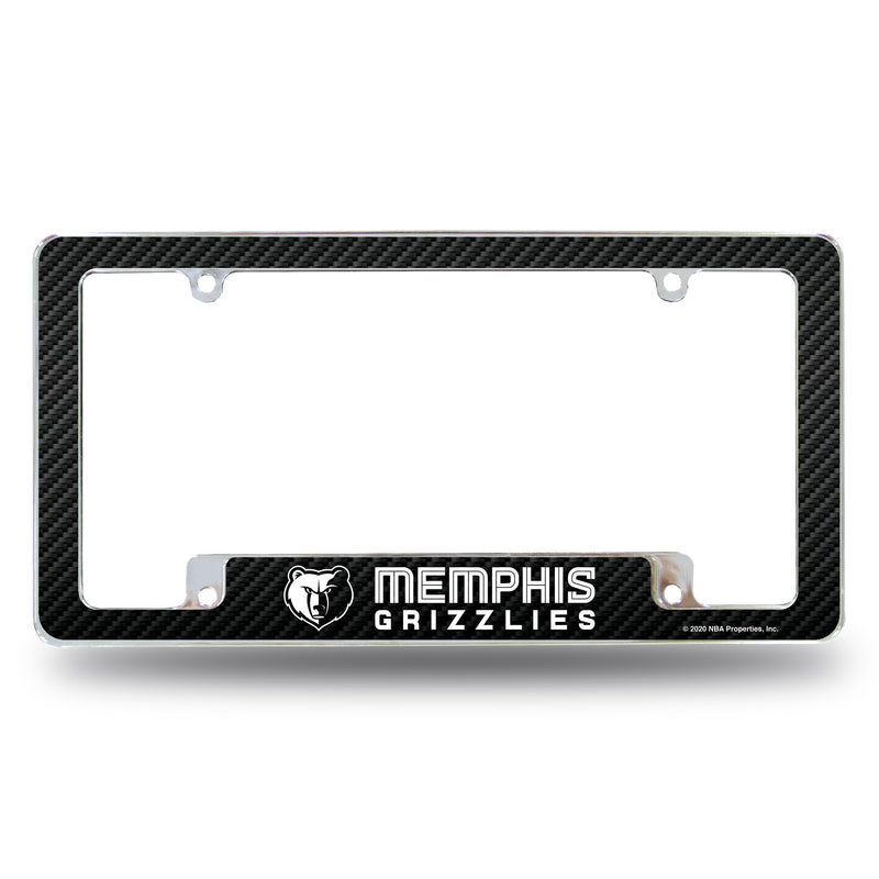 Grizzlies Carbon Fiber Design All Over Chrome Frame