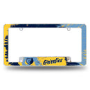 Grizzlies Tye Dye Design All Over Chrome Frame (Bottom Oriented)