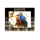 New Orleans Saints Acrylic Shape Cut 5X7" Picture Frame
