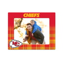 Kansas City Chiefs Acrylic Shape Cut 5X7" Picture Frame