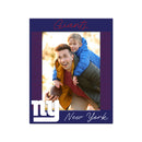 New York Giants Acrylic Shape Cut 3X4" Picture Frame With Magnetic Easel