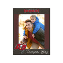 Tampa Bay Buccaneers Acrylic Shape Cut 3X4" Picture Frame With Magnetic Easel