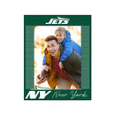 New York Jets Acrylic Shape Cut 3X4" Picture Frame With Magnetic Easel