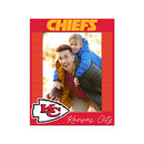 Kansas City Chiefs Acrylic Shape Cut 3X4" Picture Frame With Magnetic Easel