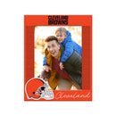 Cleveland Browns Acrylic Shape Cut 3X4" Picture Frame With Magnetic Easel