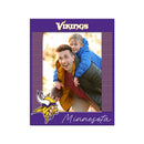 Minnesota Vikings Acrylic Shape Cut 3X4" Picture Frame With Magnetic Easel