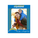 Los Angeles Chargers Acrylic Shape Cut 3X4" Picture Frame With Magnetic Easel