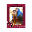 Arizona Cardinals Acrylic Shape Cut 3X4" Picture Frame With Magnetic Easel