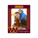 Washington Commanders Acrylic Shape Cut 3X4" Picture Frame With Magnetic Easel