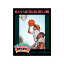 San Antonio Spurs Acrylic Shape Cut 3x4 Picture Frame With Magnetic Easel