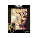 Vegas Golden Knights Acrylic Shape Cut 3X4" Picture Frame With Magnetic Easel