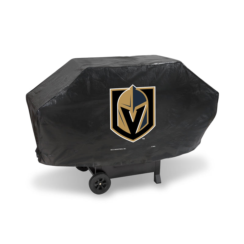 Vegas Golden Knights Deluxe Grill Cover (Black Background)