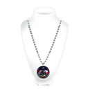 Houston Texans Beads w/ Round Medallion (Printed Insert)