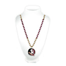 Florida St Sport Beads With Medallion