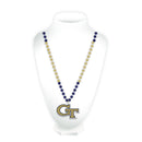 Georgia Tech Sport Beads With Medallion