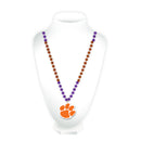 Clemson Sport Beads With Medallion
