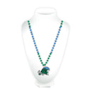 Tulane Green Wave Sports Beads with Molded Team Logo Medallion
