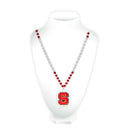 Nc State Sport Beads With Medallion