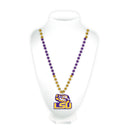 LSU Sport Beads With Medallion