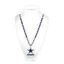 Cowboys Sport Beads With Medallion - Logo and Wordmark