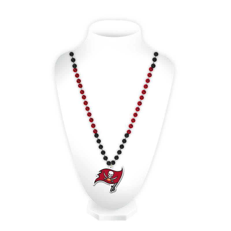 Tampa Bay Buccaneers Sport Beads With Molded Medallion