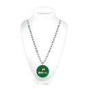 Wright State Raiders Silver Beads with Round Medallion