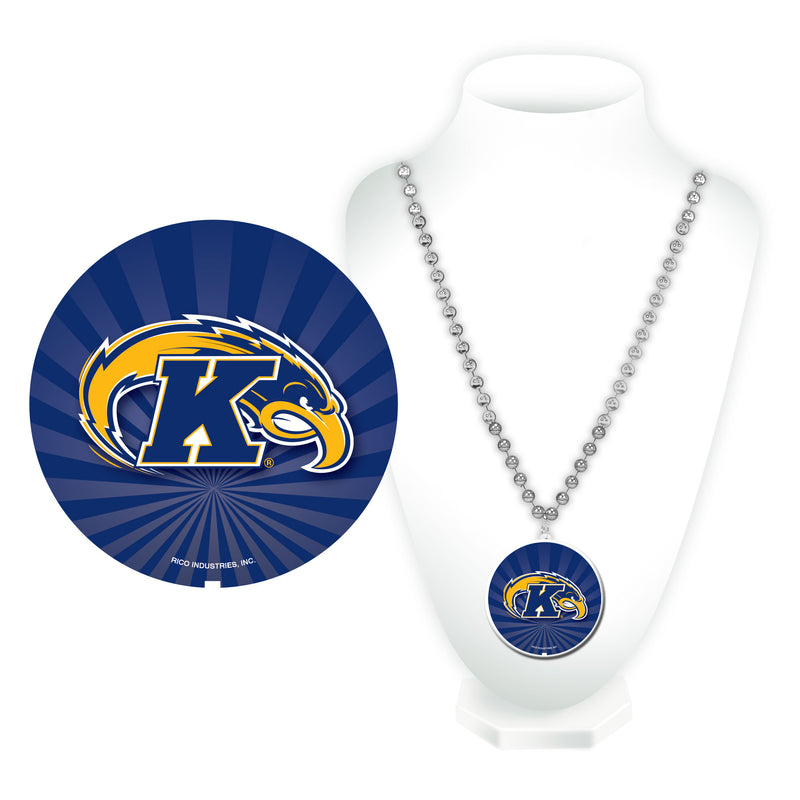 Kent State Sport Beads With Medallion (Printed)