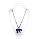 Kansas State University Sport Beads With Medallion