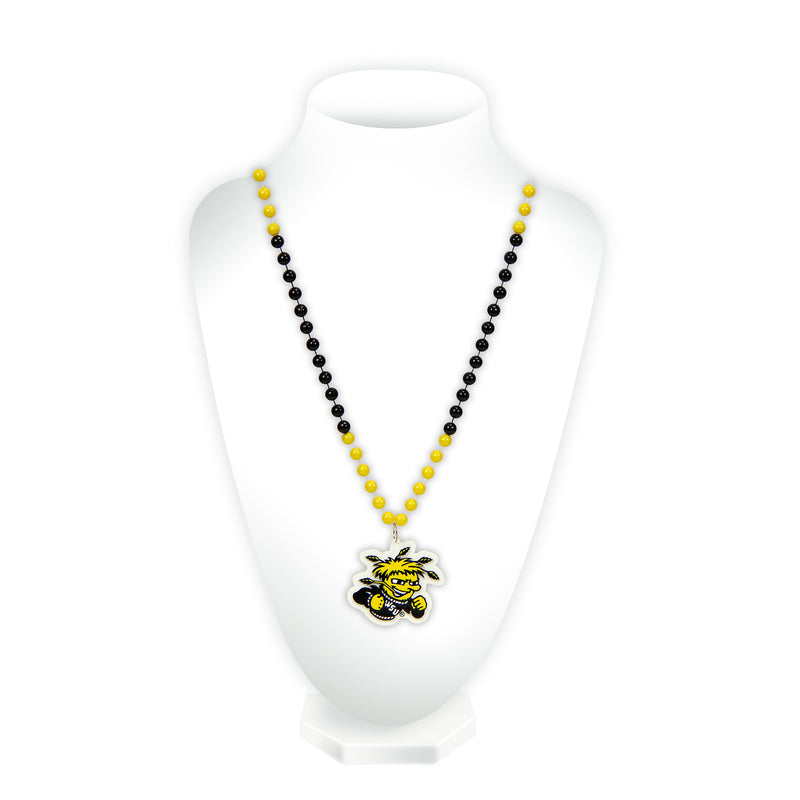 Wichita St Sport Beads With Medallion