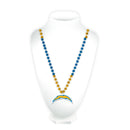 La Chargers Sport Beads With Medallion (Molded Primary Logo)