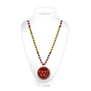 Washington Commanders Beads With Printed Medallion