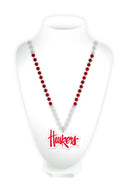 Nebraska Sport Beads With Medallion