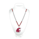 Washington St Sport Beads With Medallion