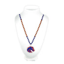 Boise St Sport Beads With Medallion
