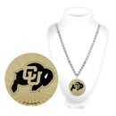 Colorado Buffaloes Beaded Necklace with Round Medallion