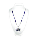 Utah State Aggies Sport Beads with Molded Team Logo Medallion - Bull Logo