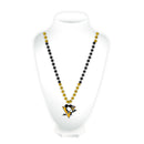 Penguins Sport Beads With Medallion