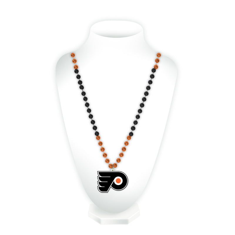 Flyers Sport Beads With Medallion