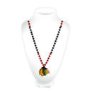 Blackhawks Sport Beads With Medallion