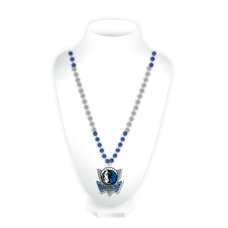 Mavericks Sport Beads With Medallion