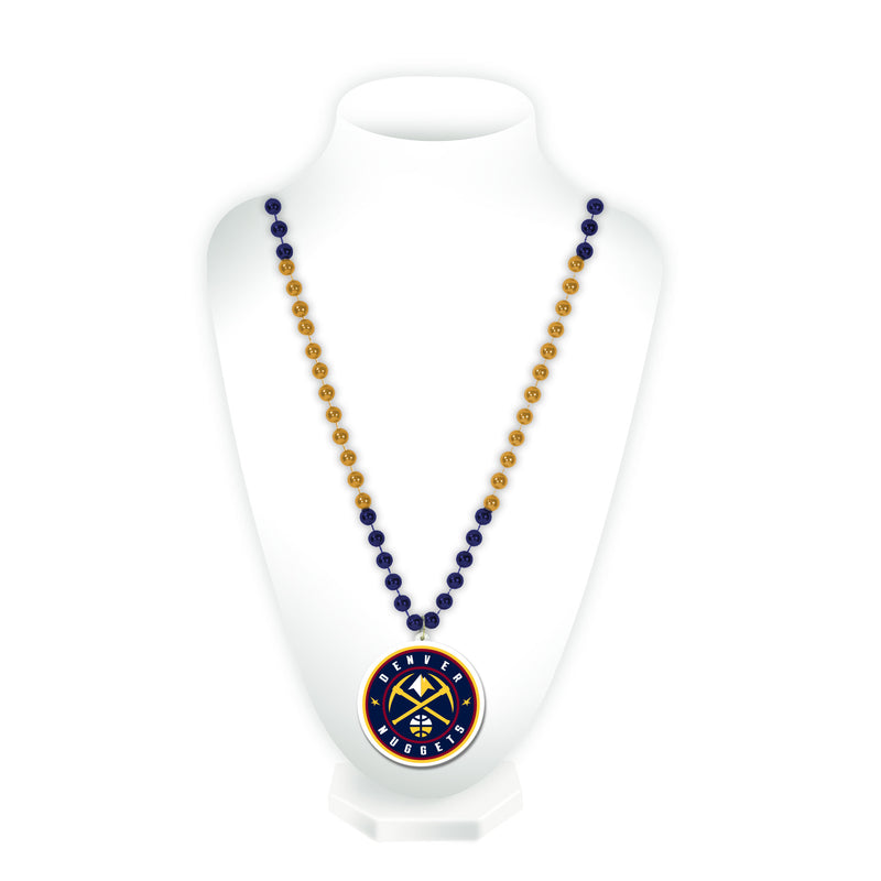 Nuggets Sport Beads With Medallion
