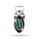 NCAA Florida Gators Magnetic Bottle Opener, Stainless Steel, Strong Magnet to Display on Fridge By Rico Industries