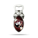 NCAA Florida State Seminoles Magnetic Bottle Opener, Stainless Steel, Strong Magnet to Display on Fridge By Rico Industries