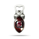 NCAA South Carolina Gamecocks Magnetic Bottle Opener, Stainless Steel, Strong Magnet to Display on Fridge By Rico Industries