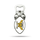 NCAA N.Carolina A&T Aggies Magnetic Bottle Opener, Stainless Steel, Strong Magnet to Display on Fridge By Rico Industries