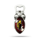 NCAA Southern Mississippi Golden Eagles Magnetic Bottle Opener, Stainless Steel, Strong Magnet to Display on Fridge By Rico Industries