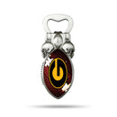 NCAA Grambling State Tigers Magnetic Bottle Opener, Stainless Steel, Strong Magnet to Display on Fridge By Rico Industries