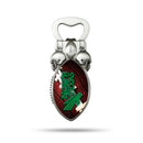 NCAA North Texas Mean Green Magnetic Bottle Opener, Stainless Steel, Strong Magnet to Display on Fridge By Rico Industries